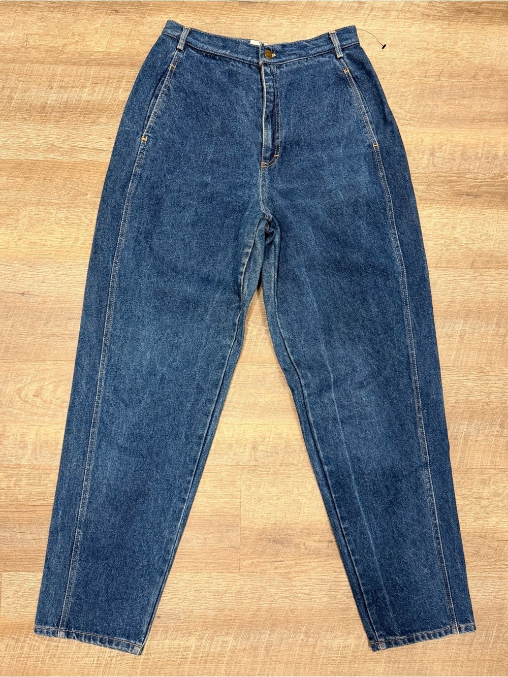 Vintage Calvin Klein Made in USA Denim Jeans Women’s Size 12 80s Ribcage Barrel